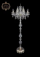 Торшер 13.25.8+4.200.h-165.Gd.Sp Bohemia Art Classic  прозрачный 12 ламп, основание золотое в стиле классический

