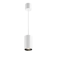 Светильник подвесной LED Vol P100PL-20W4K-W Maytoni белый 1 лампа, основание белое в стиле современный хай-тек трубочки