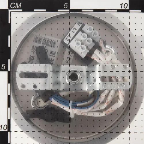 Люстра потолочная Сиерра CL119260 Citilux прозрачная на 6 ламп, основание серое в стиле современный  фото 9