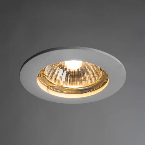 Светильник точечный BASIC A2103PL-1WH Arte Lamp белый 1 лампа, основание белое в стиле модерн  фото 2
