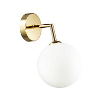 Бра Estelle 4418/1W Lumion белый 1 лампа, основание золотое в стиле современный 
