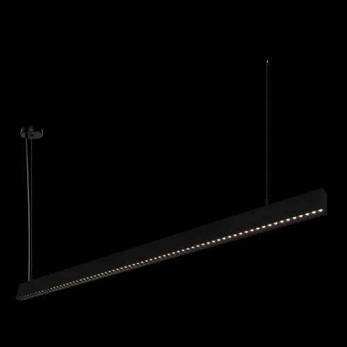 Светильник подвесной LED Vim 10318/B Black LOFT IT чёрный 1 лампа, основание чёрное в стиле современный хай-тек линейный фото 4