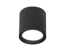 Светильник накладной TN214 Ambrella light чёрный 1 лампа, основание чёрное в стиле современный круглый