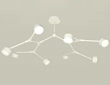 Светильник потолочный XB9059150 Ambrella light белый 8 ламп, основание белое в стиле хай-тек современный 