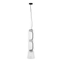 Светильник подвесной LED Noctambule 10193/M LOFT IT прозрачный 1 лампа, основание чёрное в стиле современный 