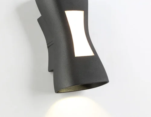 Настенный светильник LED ST4529 Ambrella light уличный IP54 чёрный 1 лампа, плафон чёрный в стиле хай-тек современный LED фото 3