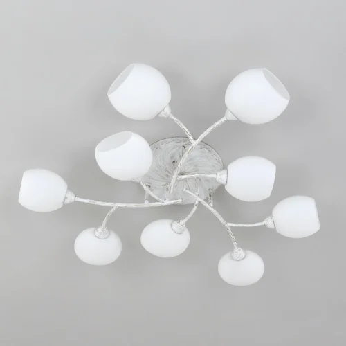 Люстра потолочная Флорида CL148190 Citilux белая на 9 ламп, основание белое в стиле современный  фото 6