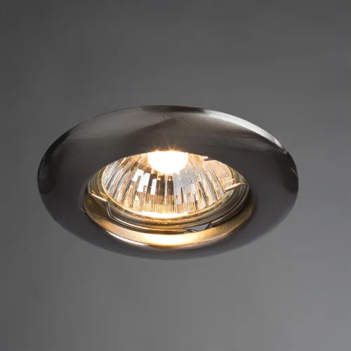 Светильник точечный PRAKTISCH A1203PL-1SS Arte Lamp матовый серебро 1 лампа, основание матовое серебро в стиле современный  фото 2