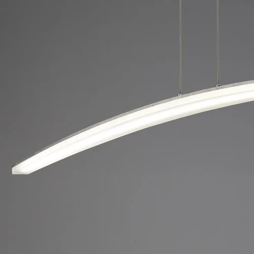 Светильник подвесной LED HEMISFERIC 4080 Mantra белый 1 лампа, основание белое в стиле минимализм модерн линейный фото 4