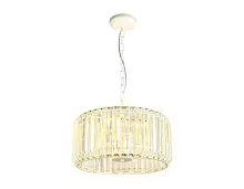 Люстра подвесная TR5810 Ambrella light прозрачная на 5 ламп, основание белое в стиле современный классический 