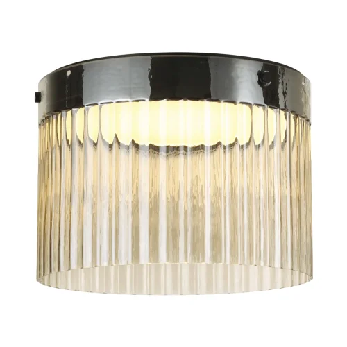 Светильник потолочный LED Pillari 5047/24LC Odeon Light янтарный 1 лампа, основание чёрное в стиле современный  фото 3