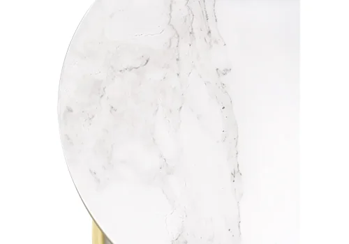 Комплект столиков Плумерия белый мрамор / золото 500008 Woodville столешница белая мрамор из стекло фото 3