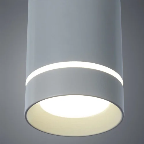 Светильник подвесной LED Altais A6110SP-2WH Arte Lamp белый 2 лампы, основание белое в стиле современный трубочки фото 2