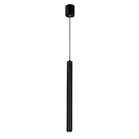 Светильник подвесной LED Palla 737017 Lightstar чёрный 1 лампа, основание чёрное в стиле современный трубочки