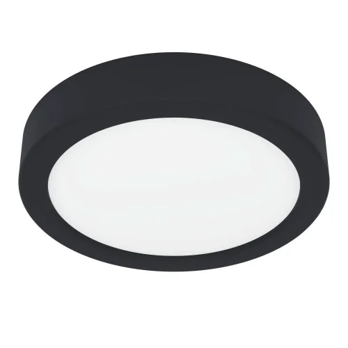 Светильник накладной LED Fueva 5 900637 Eglo белый 1 лампа, основание чёрное в стиле современный круглый