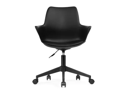 Компьютерное кресло Tulin black 15705 Woodville, чёрный/экокожа, ножки/пластик/чёрный, размеры - *910***600*600 фото 2