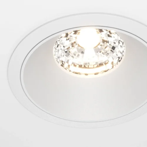 Светильник точечный Alfa LED DL043-01-15W3K-RD-W Maytoni белый 1 лампа, основание белое в стиле современный  фото 4