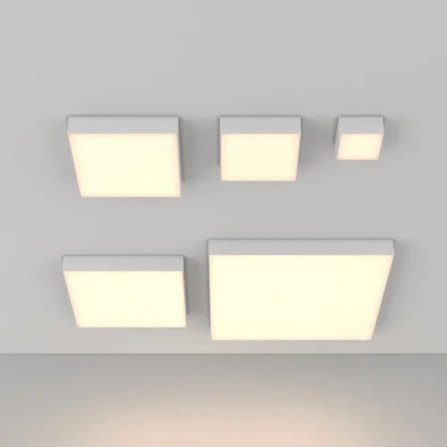 Светильник накладной LED Zon C032CL-12W3K-SQ-W Maytoni белый 1 лампа, основание белое в стиле современный  фото 5