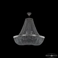 Люстра подвесная 19113/H2/90IV Ni Bohemia Ivele Crystal прозрачная на 16 ламп, основание никель в стиле классический sp