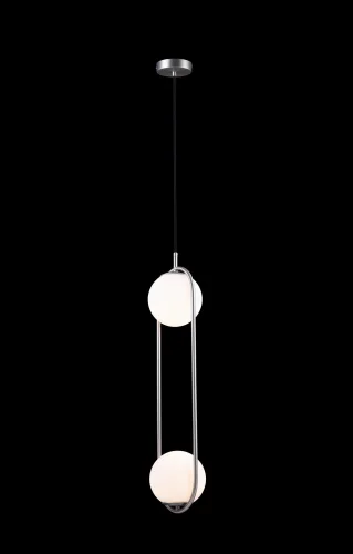 Светильник подвесной Glob LOFT2601-B LOFT IT белый 2 лампы, основание никель в стиле современный  фото 4