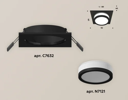 Светильник точечный Techno spot XC7632041 Ambrella light чёрный 1 лампа, основание чёрное в стиле современный  фото 2