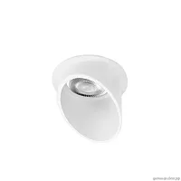 Светильник точечный Limit 10343/A White LOFT IT белый 1 лампа, основание белое в стиле современный хай-тек круглый