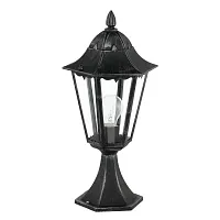 Парковый светильник 93462 NAVEDO Eglo уличный IP44 чёрный 1 лампа, плафон прозрачный в стиле классический E27