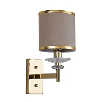 Бра Rocca 2689-1W Favourite бежевый 1 лампа, основание латунь в стиле современный 