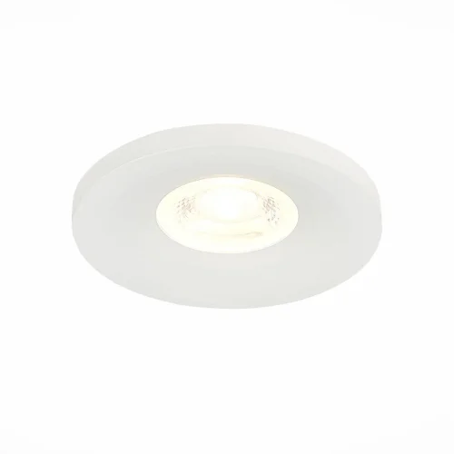 Светильник точечный Gera ST205.508.01 ST-Luce белый 1 лампа, основание белое в стиле современный хай-тек  фото 3