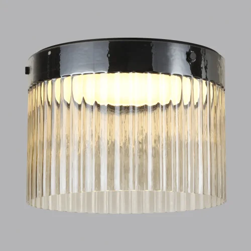 Светильник потолочный LED Pillari 5047/24LC Odeon Light янтарный 1 лампа, основание чёрное в стиле современный  фото 4