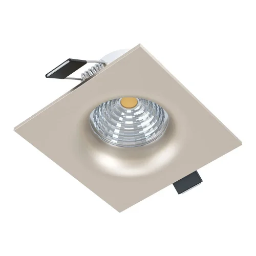 Светильник точечный LED Saliceto 98474 Eglo матовый никель 1 лампа, основание матовое никель в стиле современный 