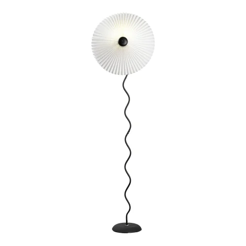 Торшер Escambia LSP-0663 Lussole  белый 1 лампа, основание чёрное в стиле современный
 фото 2