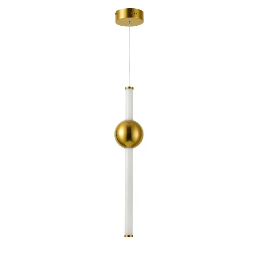 Светильник подвесной LED Conceptus 2642-1P Favourite бронзовый белый 1 лампа, основание золотое бронзовое в стиле современный трубочки фото 2