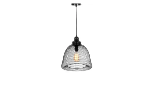 Светильник подвесной лофт Hilson LDP 016-L BK Lumina Deco чёрный 1 лампа, основание чёрное в стиле лофт  фото 2