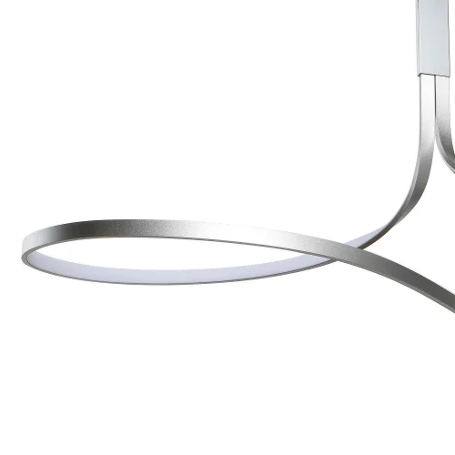 Светильник потолочный LED Nur 5002 Mantra серебряный 1 лампа, основание серебряное в стиле модерн  фото 2