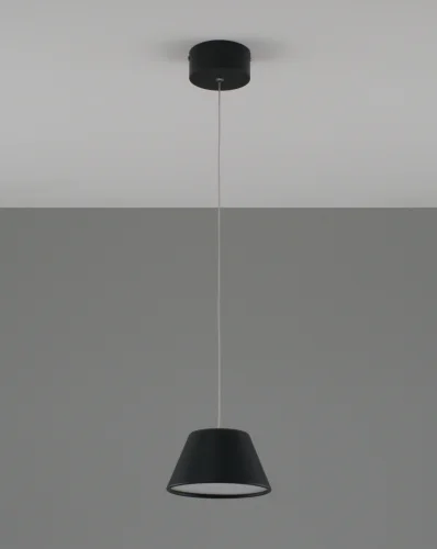 Светильник подвесной LED Atla V10889-PL Moderli чёрный 1 лампа, основание чёрное в стиле современный  фото 2