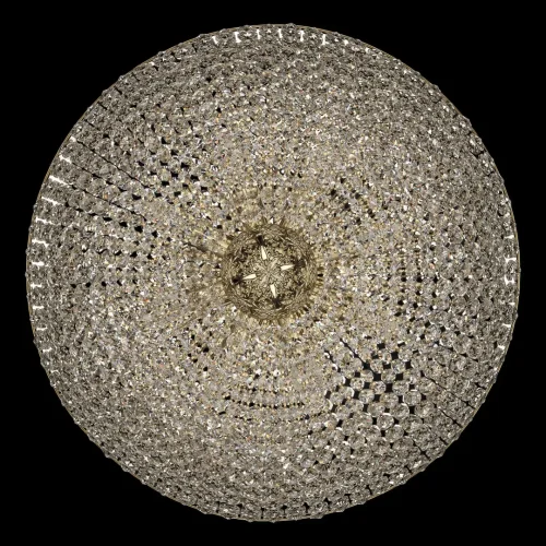 Люстра потолочная хрустальная 19151/35IV Ni Bohemia Ivele Crystal прозрачная на 4 лампы, основание никель в стиле классический sp фото 2