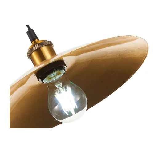 Светильник подвесной Romo SL1017.203.01 ST-Luce золотой 1 лампа, основание чёрное в стиле лофт  фото 4