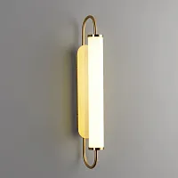 Настенный светильник RUMBA 151374-26 ImperiumLoft белый 1 лампа, основание золотое в стиле лофт современный 