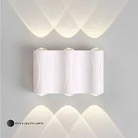 Бра LED CLT 022W3 WH 4000K Crystal Lux белый 3 лампы, основание белое в стиле хай-тек современный 