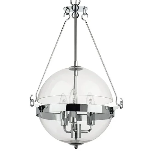 Светильник подвесной Modena 816034 Lightstar прозрачный 3 лампы, основание хром в стиле современный арт-деко шар фото 2