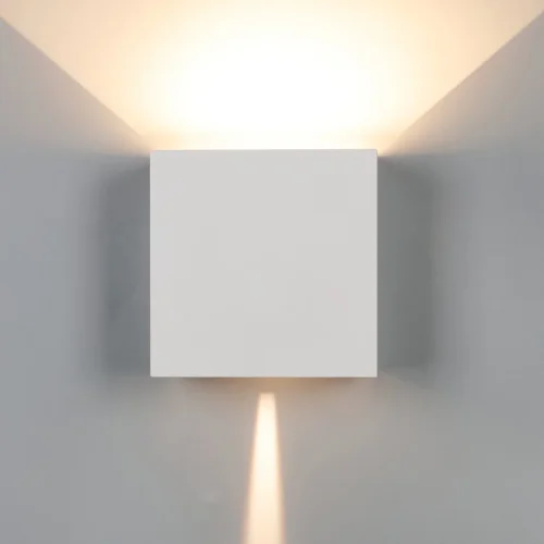 Настенный светильник LED Davos 7436 Mantra уличный IP54 белый 1 лампа, плафон белый в стиле хай-тек современный LED