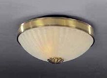 Люстра потолочная  PL 3023/2 Reccagni Angelo белая на 2 лампы, основание античное бронза в стиле классический 