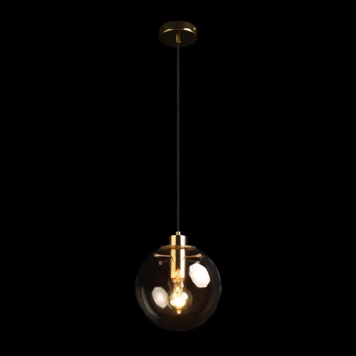 Светильник подвесной Selene 2033-A LOFT IT прозрачный 1 лампа, основание золотое в стиле модерн лофт шар фото 2