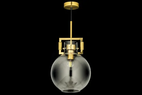 Светильник подвесной Daiano E 1.P2 CL Arti Lampadari прозрачный 1 лампа, основание золотое в стиле лофт кантри  фото 3
