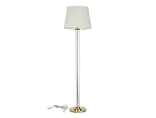 Торшер без абажура 3691/FL gold Newport  бежевый белый 1 лампа, основание золотое в стиле современный американский

