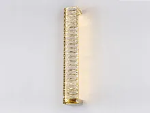 Бра LED 8241/A gold NEW Newport прозрачный 1 лампа, основание золотое в стиле современный хай-тек американский 