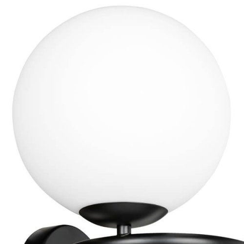 Бра Globo 815627 Lightstar белый на 2 лампы, основание чёрное в стиле арт-деко  фото 5