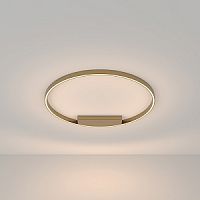 Светильник потолочный LED Rim MOD058CL-L50BS3K Maytoni латунь 1 лампа, основание латунь в стиле современный хай-тек минимализм 