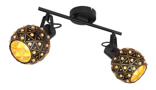 Спот с 2 лампами Jodie 54029-2 Globo чёрный E27 в стиле современный 
